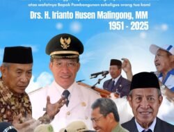 Bupati Rusli Moidady ucapkan Belasungkawa Wafatnya mantan Bupati Irianto, Bangkep Kibarkan Bendera Setengah Tiang