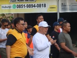 Meriahkan Hari Bhayangkara, Bupati Bangkep Rusli Moidady dan Kapolres Ronaldus Ikut Senam Zumba dan Jalan Sehat