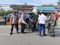 Polsek Batui Lakukan Mediasi Terkait Aksi Pemblokiran Jalan oleh Warga