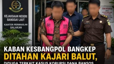 Kaban Kesbangpol Bangkep Ditahan Kajari Balut, Diduga Terkait Kasus Korupsi Dana Bansos