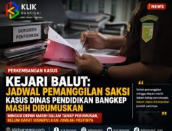 Kejari Balut: Jadwal Pemanggilan Saksi Kasus Dinas Pendidikan Bangkep Masih Dirumuskan