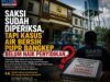 Saksi Sudah Diperiksa, Tapi Kasus Air Bersih PUPR Bangkep Belum Naik Penyidikan