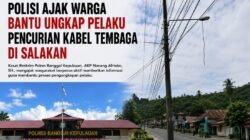 Polisi Ajak Warga Bantu Ungkap Pelaku Pencurian Kabel Tembaga di Jalur Dua Salakan