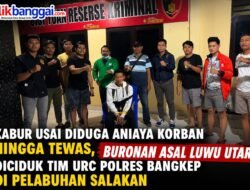 Kabur Usai Diduga Aniaya Korban hingga Tewas, Buronan Asal Luwu Utara Diciduk Tim URC Polres Bangkep di Pelabuhan Salakan