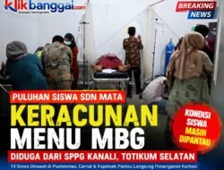 Puluhan Siswa SDN Mata Diduga Keracunan Usai Menyantap Menu MBG dari SPPG Kanali