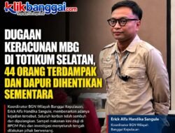 Dugaan Keracunan MBG di Totikum Selatan, 44 Orang Terdampak dan Dapur Dihentikan Sementara