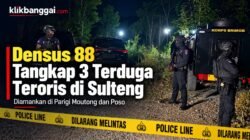 Densus 88 Tangkap 3 Terduga Teroris di Sulteng, Ditangkap di Parigi Moutong dan Poso