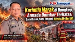Karhutla Marak di Bangkep, Armada Damkar Terbatas: Satu Rusak, Satu Tangani Krisis Air Bersih