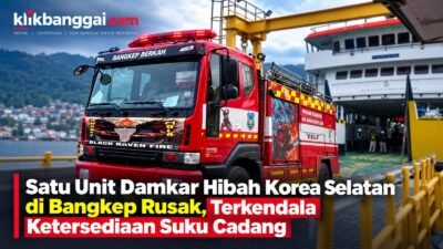 Satu Unit Damkar Hibah Korea Selatan di Bangkep Rusak, Terkendala Ketersediaan Suku Cadang