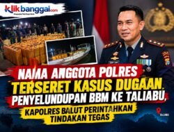Nama Anggota Polres Terseret Kasus Dugaan Penyelundupan BBM ke Taliabu, Kapolres Balut Perintahkan Tindakan Tegas