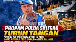 Propam Polda Sulteng Turun Tangan, Oknum Polisi Diduga Pemilik BBM yang Hendak Diselundupkan ke Taliabu Bakal Diperiksa